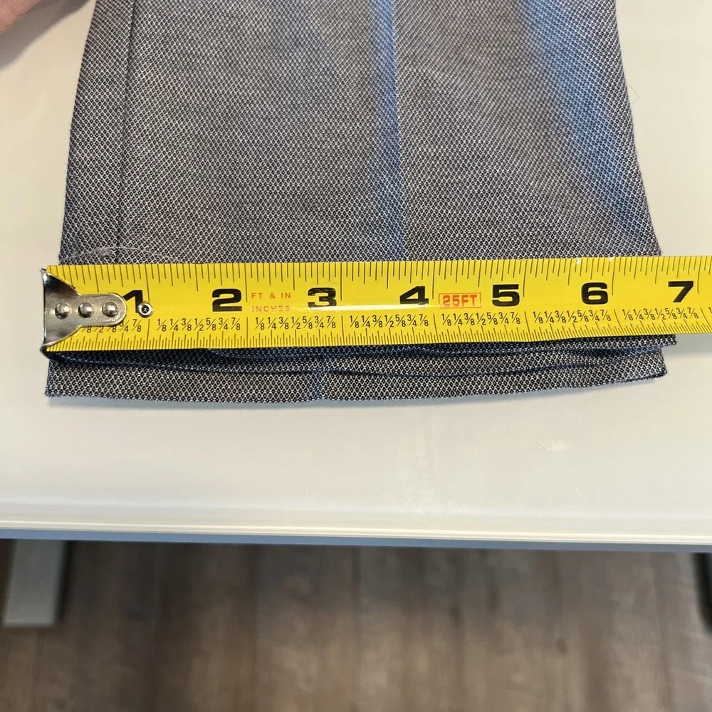 Hugo Boss Kaito Slim Fit‎ Trouser Stretch Men Size 34 Navy Gray Pattern